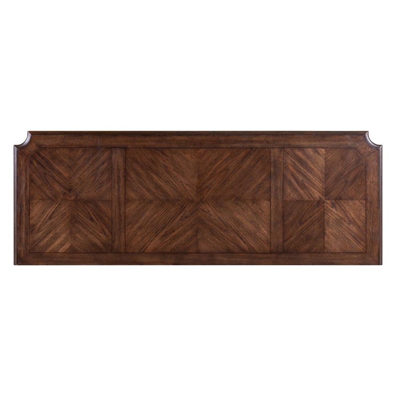 Liberty Furniture Providence Park Home Office Jr Executive Credenza Desk Brown Wood
