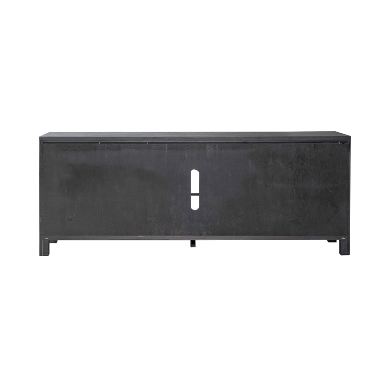 Liberty Furniture Modern Farmhouse 78 Inch TV Console for Living Room - Brown
