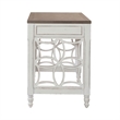 Liberty Furniture Magnolia Manor Alt L Shaped Desk Home Office Set - White