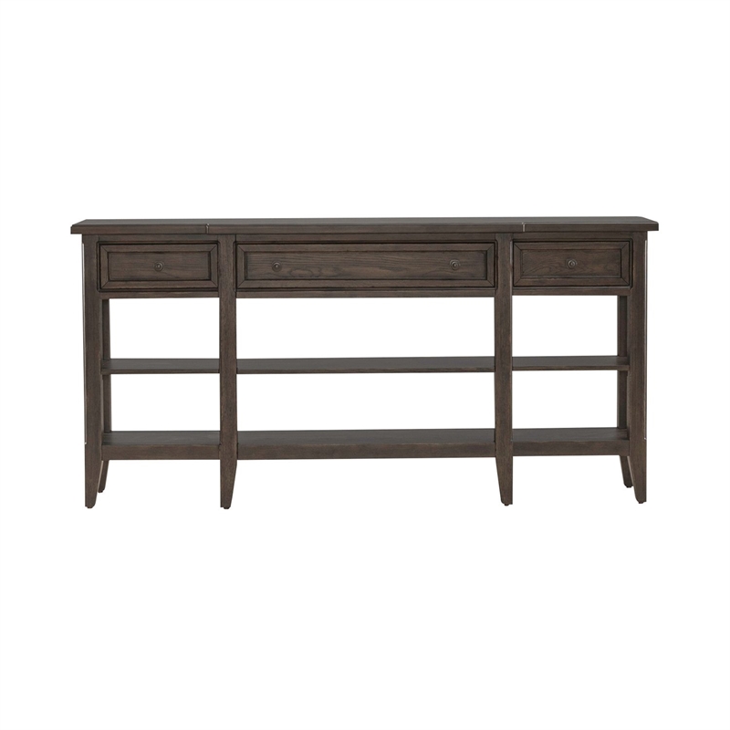 Liberty Furniture Paradise Valley Hall Console Table - Brown