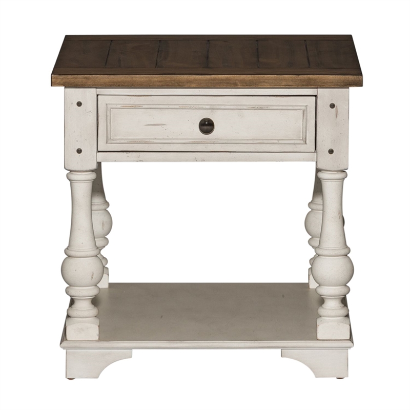 Liberty Furniture Morgan Creek Alt 3 Piece Set Cocktail Table 2 End Tables White