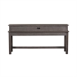Liberty Furniture Modern Farmhouse 4 Piece Set Console Table 3 Stools Gray