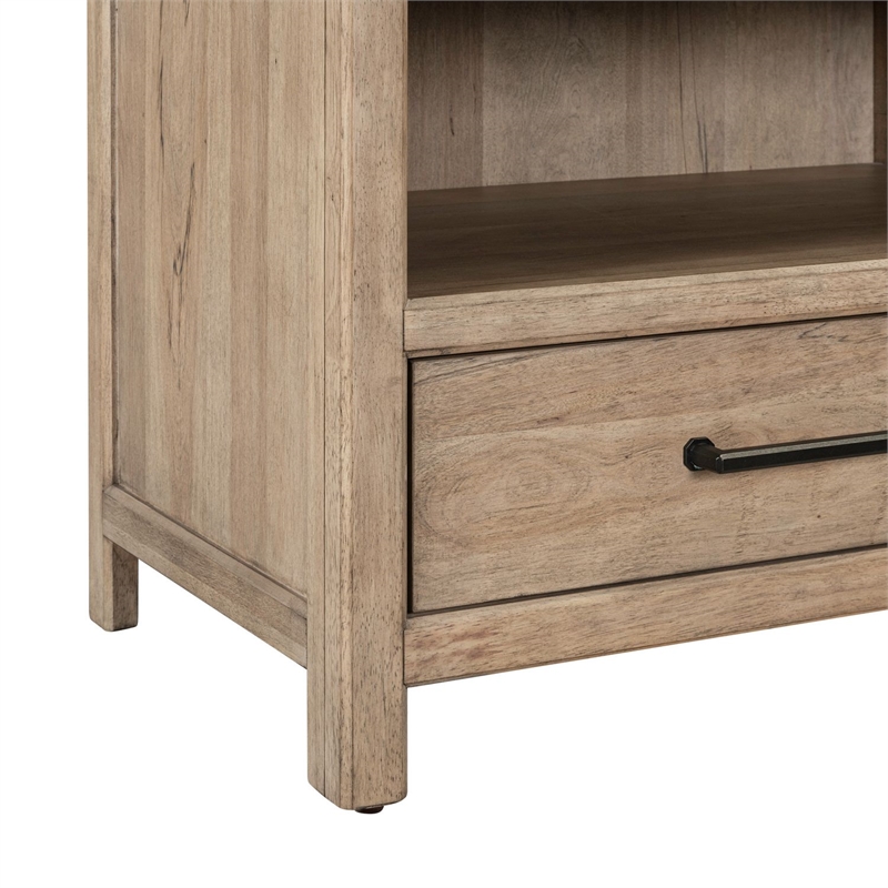 Liberty Furniture Proximity Place Bedside Chest AC USB Charging Station - Brown