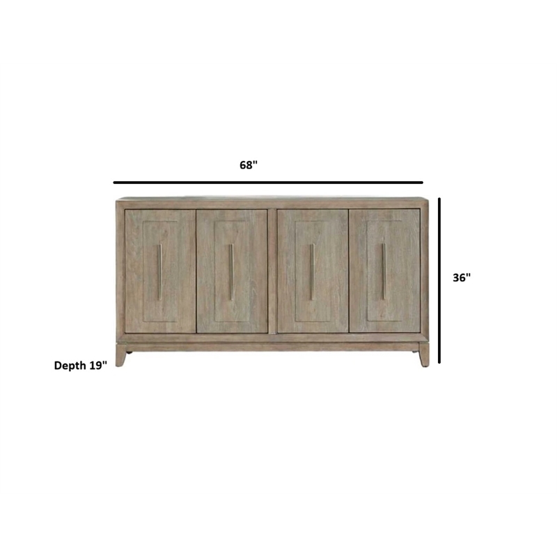 Liberty Furniture Brentwood Sideboard Dining Room Storage - Brown
