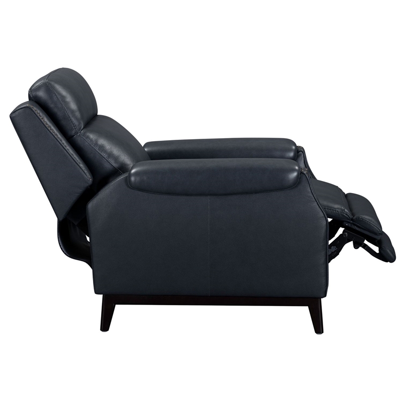 Liberty Furniture Rawling Manual Pushback Recliner Chair - York Navy Leather