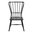 Liberty Furniture River Place Dining Windsor Back Side Chair - Black  - White