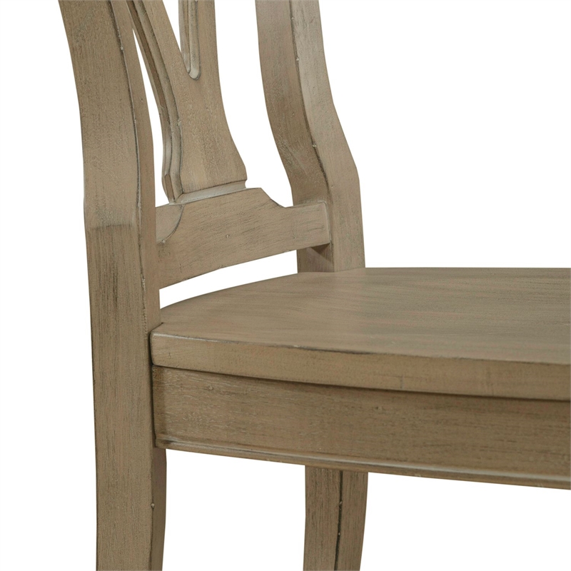 Liberty Furniture Magnolia Manor Dining Splat Back Side Chairs Set of 2 - Brown