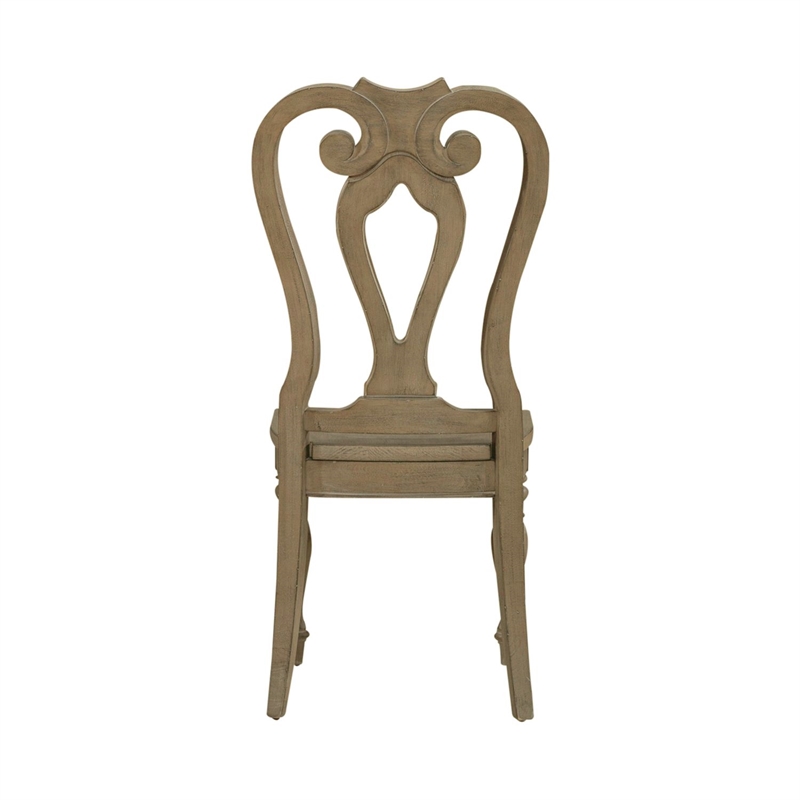 Liberty Furniture Magnolia Manor Dining Splat Back Side Chairs Set of 2 - Brown