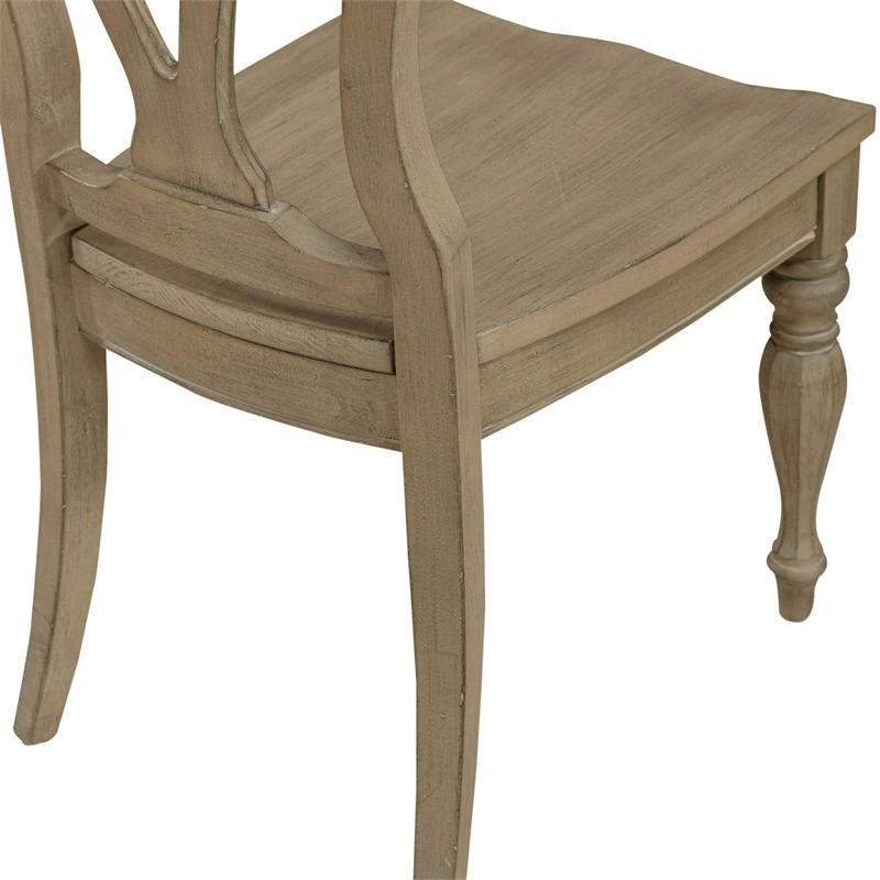 Liberty Furniture Magnolia Manor Dining Splat Back Side Chairs Set of 2 - Brown