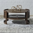 Liberty Furniture Warren Park Living Room Round Cocktail Table - Brown Oak Wood