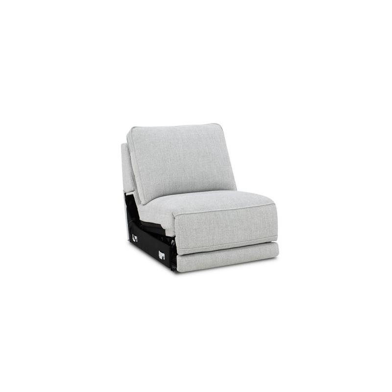Liberty Furniture Blake 5 Piece Power Reclining Sectional Sofa Smoke Gray Fabric