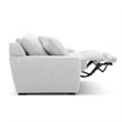 Liberty Furniture Blake Sofa & Recliner Power Reclining Set - Smoke Gray Fabric