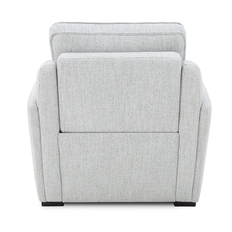 Liberty Furniture Blake Sofa & Recliner Power Reclining Set - Smoke Gray Fabric