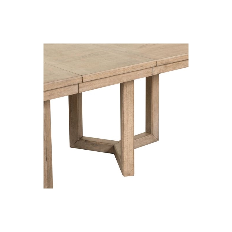 Liberty Furniture Proximity Place Dining Room Double Pedestal Table - Brown Birch Wood