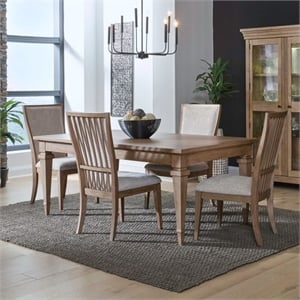Liberty Furniture Haven Hills Opt 5 Piece Rectangular Table Set - Brown