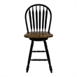 Liberty Furniture Carolina Crossing 5 Piece Gathering Table Dining Room Set with Chairs - Black Wood