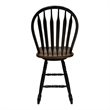 Liberty Furniture Carolina Crossing 5 Piece Gathering Table Dining Room Set with Chairs - Black Wood