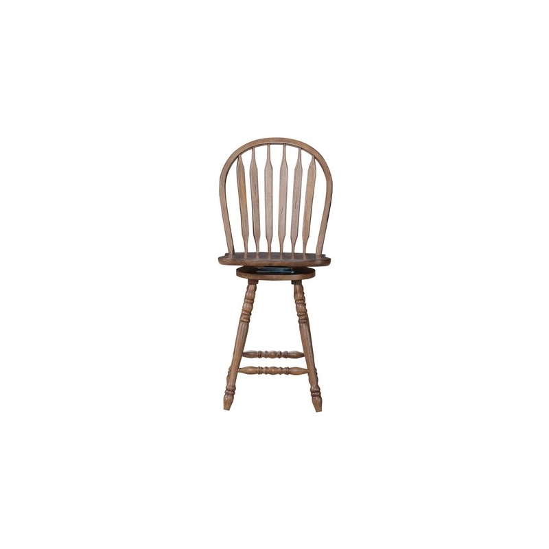 Liberty Furniture Carolina Crossing 5 Piece Gathering Table Dining Room Set with Chairs - Brown Wood