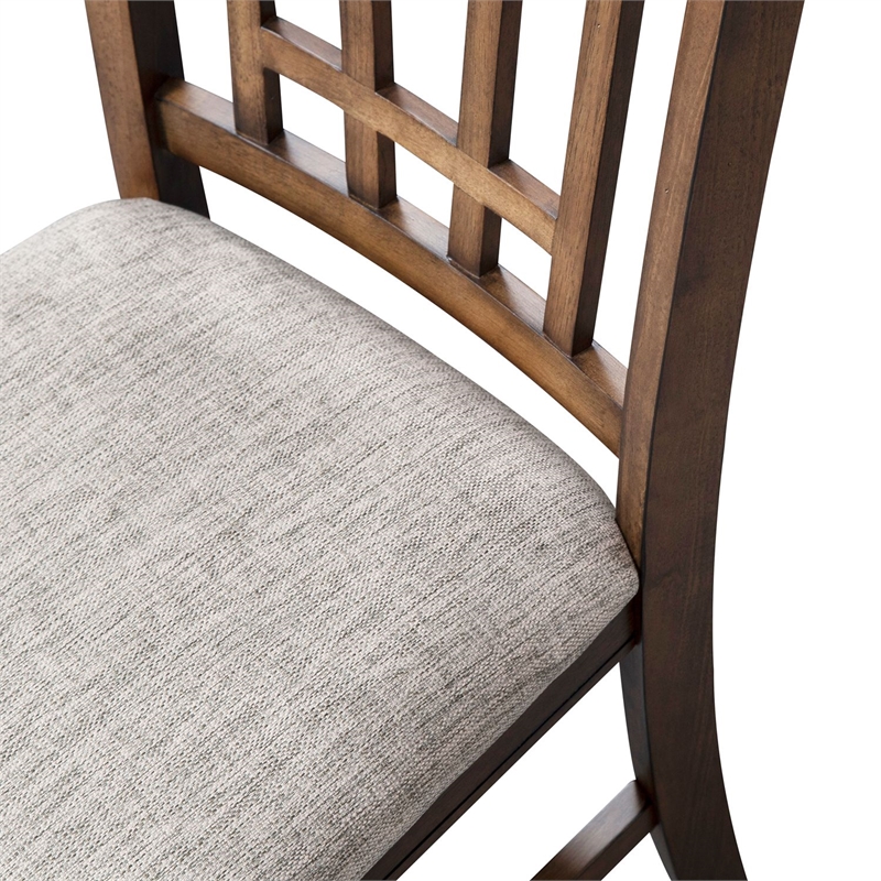 Liberty Furniture Santa Rosa 6 Piece Rectangular Table Dining Room Set with Chairs - Brown Wood