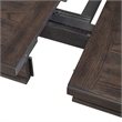 Liberty Furniture Paradise Valley Alt 7 Piece Trestle Table Dining Room Set with Chairs - Brown Wood