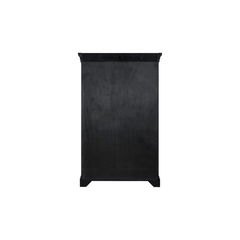Liberty Furniture Haven Hills Display Cabinet Glass Door Display - Brown Wood
