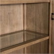 Liberty Furniture Haven Hills Display Cabinet Glass Door Display - Brown Wood