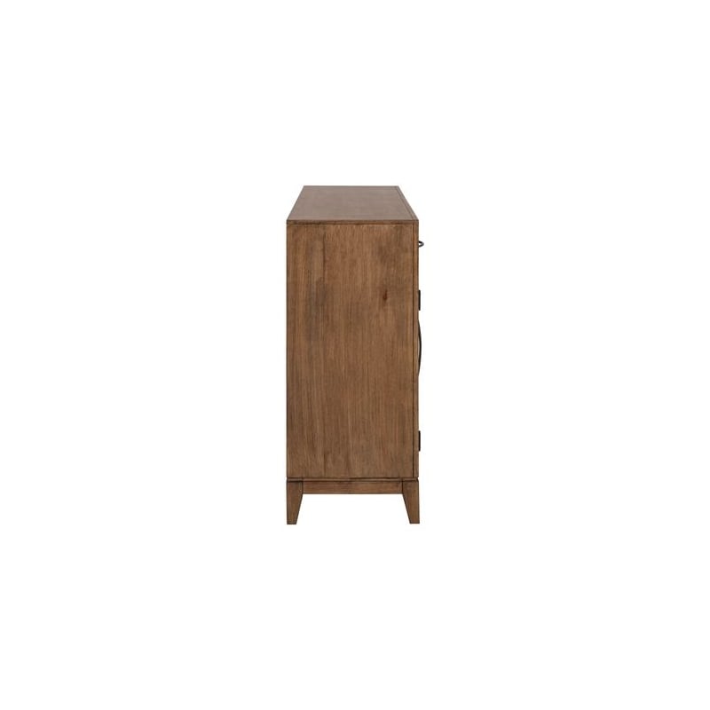 Liberty Furniture Shaker Lakes Dining Room Buffet Cabinet - Brown Maple Wood