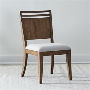 Liberty Furniture Shaker Lakes Panel Back Side Dining Room Chair - Brown Maple