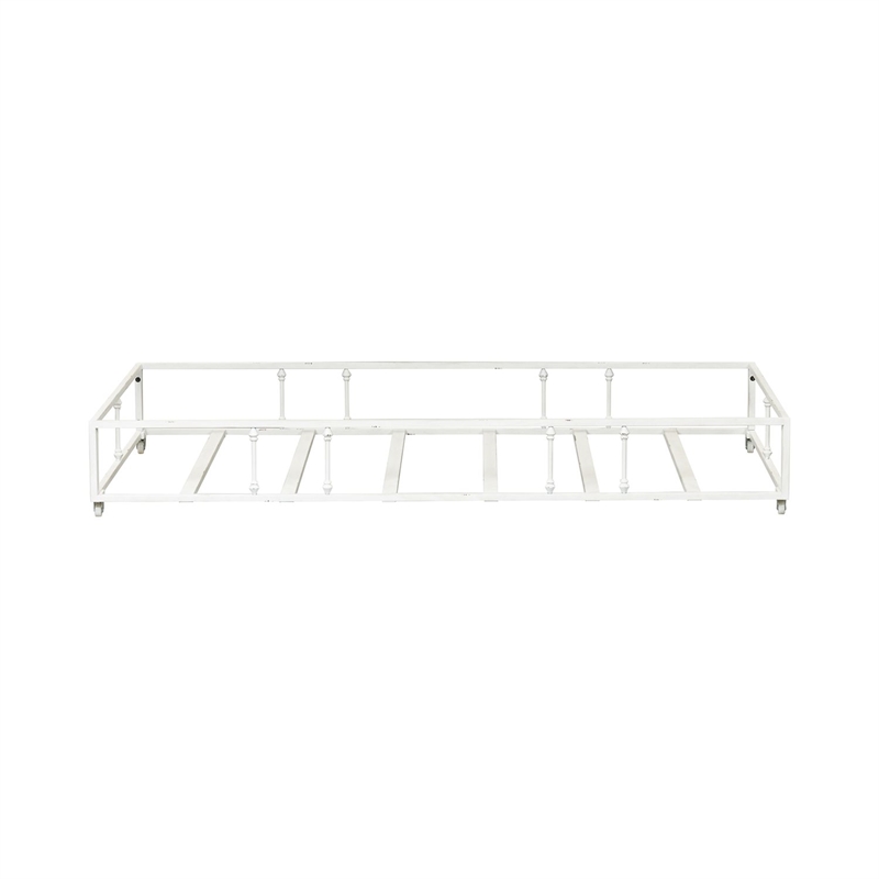 Liberty Furniture Vintage Series Youth Bedroom Twin Trundle Antique White Metal