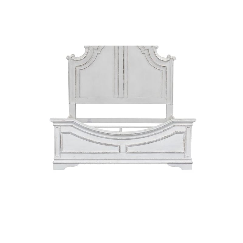 Liberty Furniture Magnolia Manor California King Upholstered Bed Frame Brown Wood