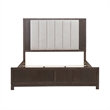 Liberty Furniture Modern Edge California King Upholstered Bed Frame Brown Wood