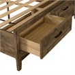 Liberty Furniture Ridgecrest King Storage Drawers Bed Frame - Brown Wood Finish