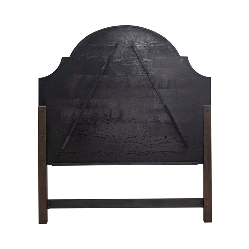 Liberty Furniture Paradise Valley Queen Upholstered Arched Panel Headboard Brown