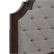 Liberty Furniture Paradise Valley Queen Upholstered Arched Panel Headboard Brown