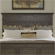 Liberty Furniture Paradise Valley King Panel Bed Headboard - Brown Oak Wood