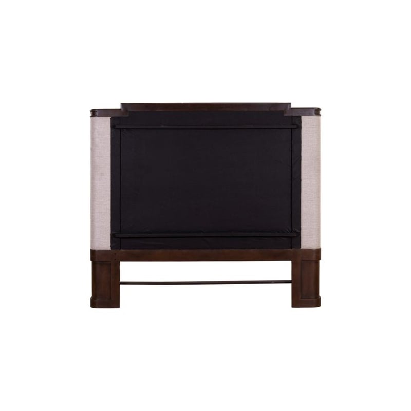 Liberty Furniture Providence Park King Upholstered Shelter Headboard - Brown