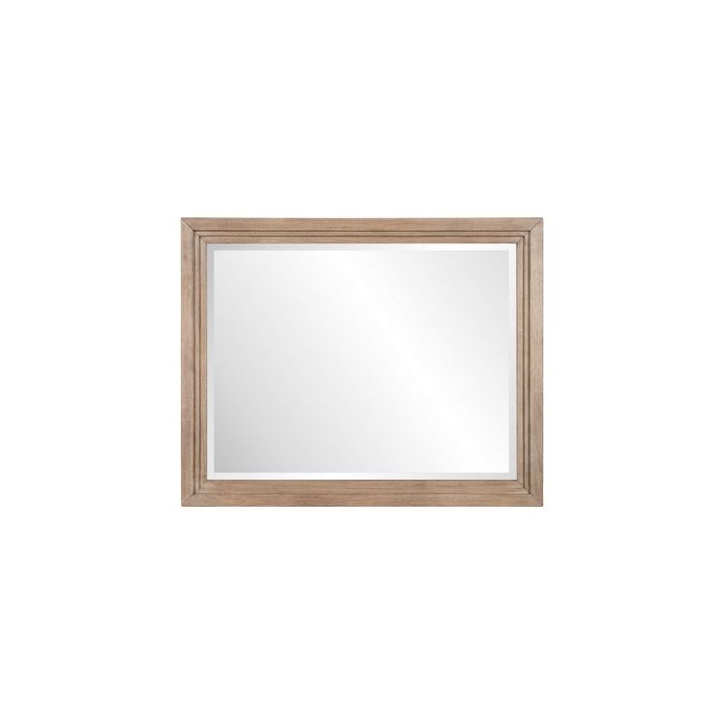 Liberty Furniture Haven Hills Dresser Mount Landscape Mirror for Bedroom - Brown