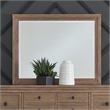 Liberty Furniture Haven Hills Dresser Mount Landscape Mirror for Bedroom - Brown