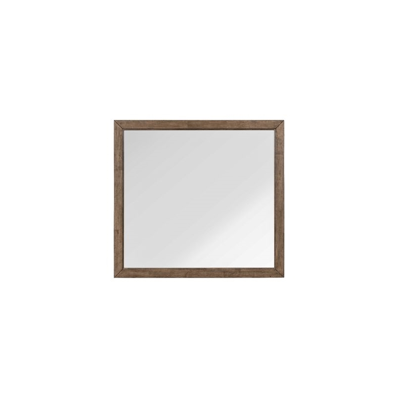 Liberty Furniture Shaker Lakes Dresser Mount Landscape Mirror for Bedroom -Brown