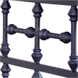 Liberty Furniture Vintage Series Bedroom Open Night Stand Table - Navy Metal