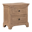 Liberty Furniture Haven Hills Bedroom Night Stand with Charging Station - Brown