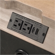 Liberty Furniture Haven Hills Bedroom Night Stand with Charging Station - Brown