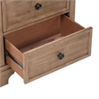 Liberty Furniture Haven Hills Bedroom Night Stand with Charging Station - Brown