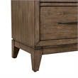 Liberty Furniture Shaker Lakes Bedroom Night Stand with Charging Station - Brown