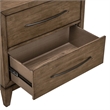 Liberty Furniture Shaker Lakes Bedroom Night Stand with Charging Station - Brown