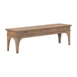 Liberty Furniture Haven Hills Bed Bench with Hidden Storage - Brown Birch Wood
