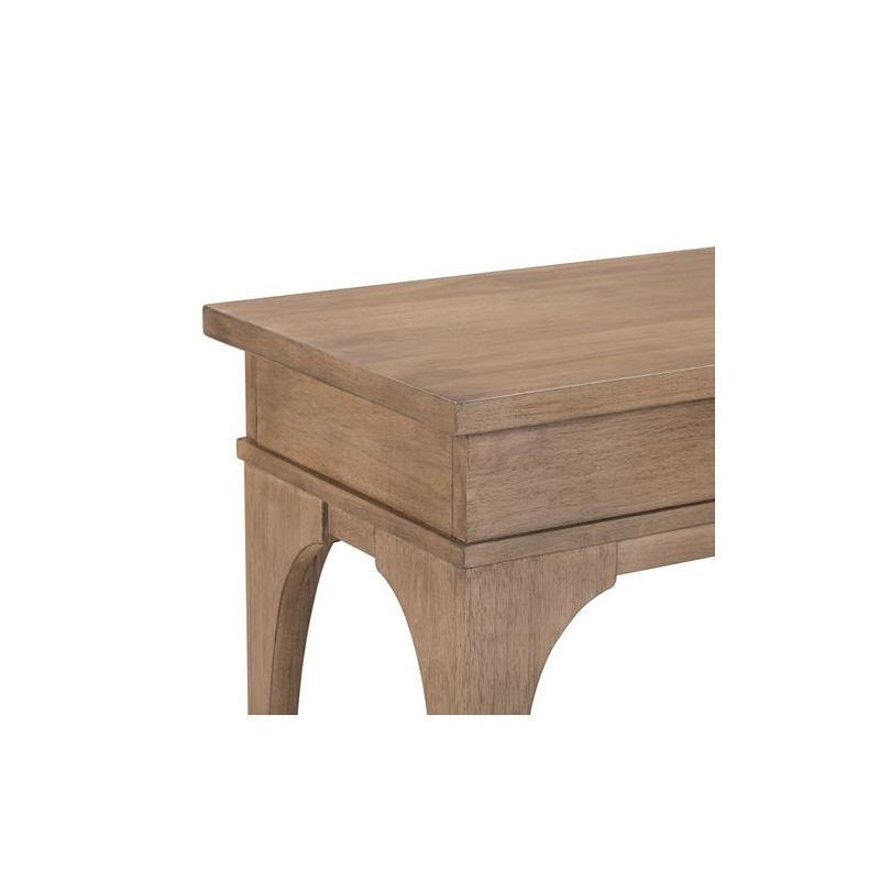 Liberty Furniture Haven Hills Bed Bench with Hidden Storage - Brown Birch Wood