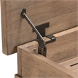 Liberty Furniture Haven Hills Bed Bench with Hidden Storage - Brown Birch Wood