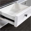 Liberty Furniture Allyson Park Home Office L Shaped Desk Set - White & Charcoal