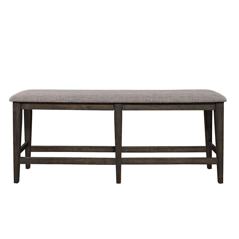 Liberty Furniture Double Bridge Opt 6 Piece Gathering Table Dining Set Brown